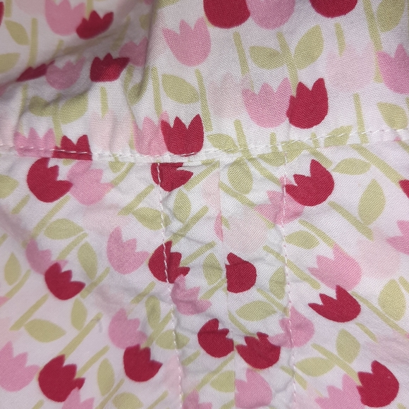 Vintage Gymboree Tip Toe Tulips Reversible Toddler Bucket Hat / Pink Polka Dot - Picture 5 of 8